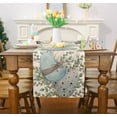 thumbnail image 3 of Easter Table Runner, Easter Eggs Decorations Happy Easter Runner for Table Seasonal Spring Holiday Decor for Indoor Outdoor Dining Table Decorations (13'''' x 72''''), 3 of 6