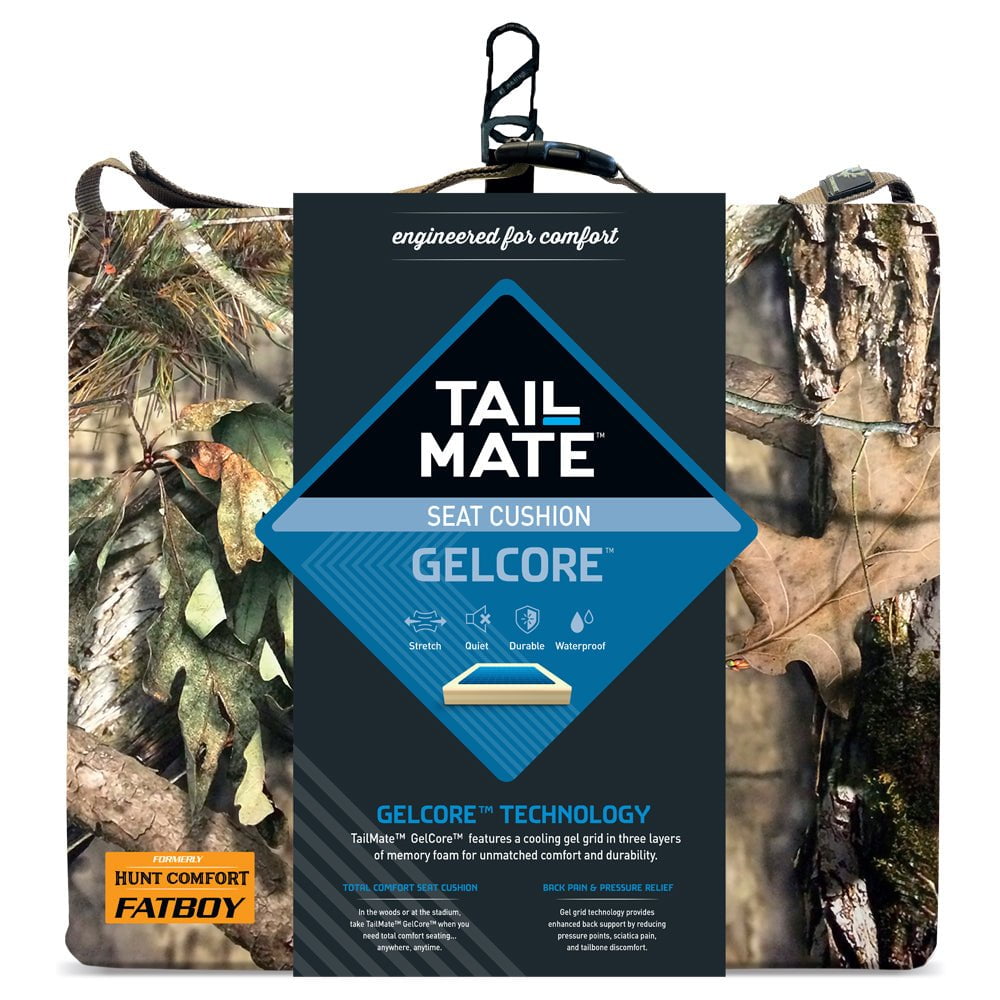 Tail Mate GelCore Hunting Seat Cushion, Mossy Oak