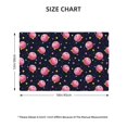 thumbnail image 2 of Rocae Cartoon Donut Planets Printed Heat Resistant Place Mats,Classic Hemstitch Cloth Fabric Placemats Imitation Linen Place Mat Table Mats 18x12 inch, 2 of 5