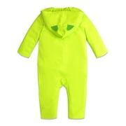 Disney Monsters Inc. Toddler Boy or Girl Cosplay Hooded One Piece Mike Lime Green