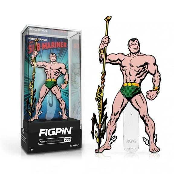 FiGPiN Marvel Classic Namor The Sub-Mariner Collectible Enamel Pin (725)