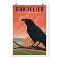 thumbnail image 2 of Bandelier National Monument, New Mexico, Raven, Litho (9x12 Wall Art Print, Home Decor), 2 of 3
