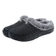 thumbnail image 1 of 1 par de pantuflas clásicas con forro tipo zueco, cálidas y suaves, sin cordones (negras), 1 of 7