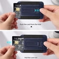 thumbnail image 3 of Allytechgroup Case For iPhone 15 Pro, 2 in 1 Magnetic Detachable Shockproof Case,PU Leather Cover with Card Slot For iPhone 15 Pro, Darkblue, 3 of 4