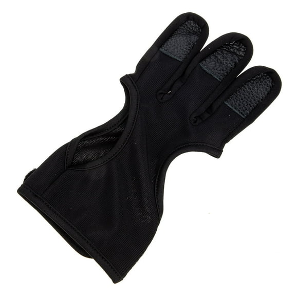 LEORX Archery Finger Protection Gloves Black 1Set