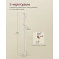 thumbnail image 6 of Solid Wood Coat Rack Free Standing Coat Rack Tree Coat Rack with 8 Hooks for Clothes Hats Bags for Living Room Bedroom, 6 of 6