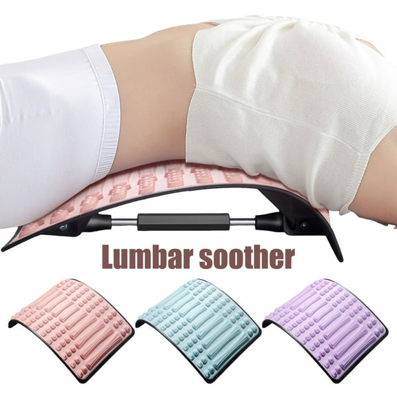 sunsanly Back Neck Stretcher 350Lbs Adjustable Cervical Spine Lower Back Pain Relief Massager Sciatica Herniated Disc Scoliosis Lumbar Stretching Back Cracker