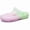 Pink Green, variant on Women's Jelly Mesh Mule Sandals, Breathable Hollow Out Flat Shoes, Mary Jane Style Closed Toe Slides, Waterproof Summer Beach Shoes for Women