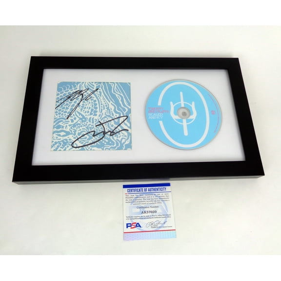 21 Twenty One Pilots Signed Autograph Scaled And Icy CD Framed PSA/DNA COA A