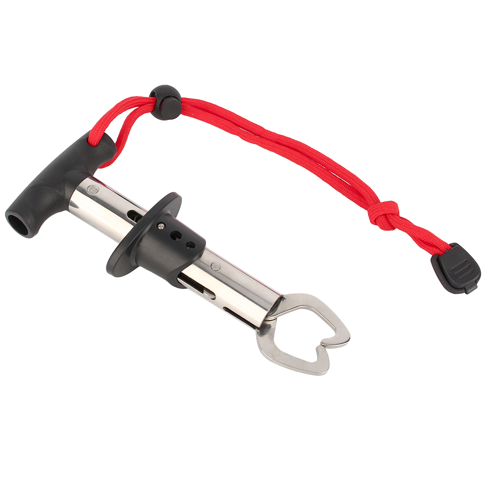 Dioche Stainless Steel Portable Fishing Gripper Gear Grabber Fish Grip Scale Lip Grip Trigger