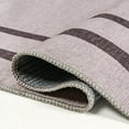 thumbnail image 5 of JONATHAN Y WASHABLE 2 x 8 Runner Rug, Sloane 2-Stripe Border Washable - Light Purple/Dark Purple, WSH125D-28, 5 of 7