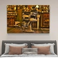 thumbnail image 4 of Retro Barber Hair Salon Shaving Chair Canvas Poster Bedroom Decor Sports Landscape Office Room Decor Gift,Frame-style,08x12inch(20x30cm), 4 of 8