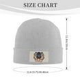 thumbnail image 3 of XMXT Winter Casual Beanie Hats for Men Women, Fashion Skateboarding Orangutan Unisex Adult Cap Warm Daily Knit Hat Skull Caps, Gray, 3 of 9