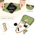 thumbnail image 2 of FORMRS Womens Shoulder Bag with Chain Strap Clutch Purse Cute Tote Handbag, Martini with Olive, 2 of 7