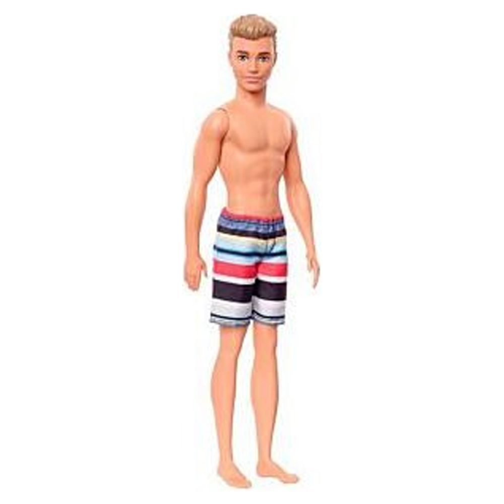 Barbie Ken Beach Doll with Blonde Hair & Striped Swimsuit - image 4 of 5