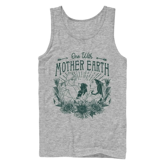 Men's Pocahontas One With Mother Earth Tank Top