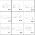 thumbnail image 5 of Caja de almacenamiento rectangular larga de acrílico transparente, organizador de escritorio para cosméticos, papelería, bolígrafos, utensilios de cocina, palillos, 5 of 5