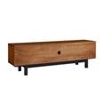 thumbnail image 2 of SEI Furniture Welling 63" TV Stand in Dark Tobacco and Black, 2 of 11