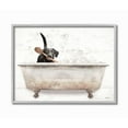 thumbnail image 2 of Stupell Industries Happy Labrador in Rustic Bubble Bath Design Graphic Art Gray Framed Art Print Wall Art, 24x30, by Lori Deiter, 2 of 5