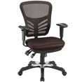 thumbnail image 5 of Modway Articulate Mesh Office Chair in Brown, 5 of 13