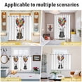 thumbnail image 5 of Cute Panda Kitchen Curtains Window Panels, Modern Abstract Oil Painting Love Heart Insulated Window Treatment Curtain, Grommet Curtains for Bedroom/Living Room/Bathroom, 2 Piece 42"Wx63"L, 5 of 8