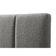 thumbnail image 5 of Omax Decor Venice Upholstered Platform Queen Bed in Gray Boucle Fabric, 5 of 11