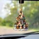 thumbnail image 2 of Colgante navideño de acrílico con forma de estrella para estantería de dibujos animados, adornos para el espejo retrovisor del coche, árbol de Navidad, regalos de Año Nuevo, 2 of 5