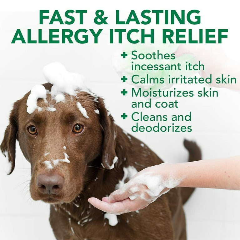 Vet's Best Allergy Itch Relief Dog Shampoo Cleans and Relieves