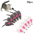 thumbnail image 2 of 10PCS Mice Toy Interactive Funny Cat Toy Squeaky Toy Training Toy for Pet Kitten, 2 of 8