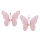 thumbnail image 1 of 2x Dijes de joyería de mariposas coloridas Hallazgos Collar Adornos Cobre ROSADO Zulema joyería colgantes encantos, 1 of 8