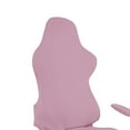 thumbnail image 7 of Stretch Gaming Chair Cover Solid Color Washable Ergonomic Polyester Dust light pink, 7 of 7
