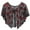 Black/Red, variant on Women'S Sheer Mesh Sequin Beaded Wrap Sparkly Shrug Shawl Cardigan For Birthday Party