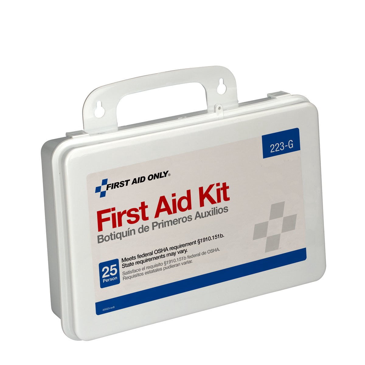First Aid Only 223-G 25-Person Emergency First Aid Kit for Office, Home Improvement, and Construction with Gasket, 107 Pieces CA1