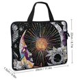 thumbnail image 2 of Werpe Flowers Moon Sun Laptop Sleeve Diving Fabric Carrying Bag with Handle for Computer Protection 10inch, 2 of 5