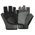 thumbnail image 1 of GDREDA Versatile Sports Fitness Training Gloves Half Finger Open Back Design For Enhanced Grip And Breathable Hand During Workouts Black,M, 1 of 2
