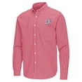 thumbnail image 2 of Men's Antigua Red Washington Nationals Ellis Woven Tri-Blend Button-Down Shirt, 2 of 3