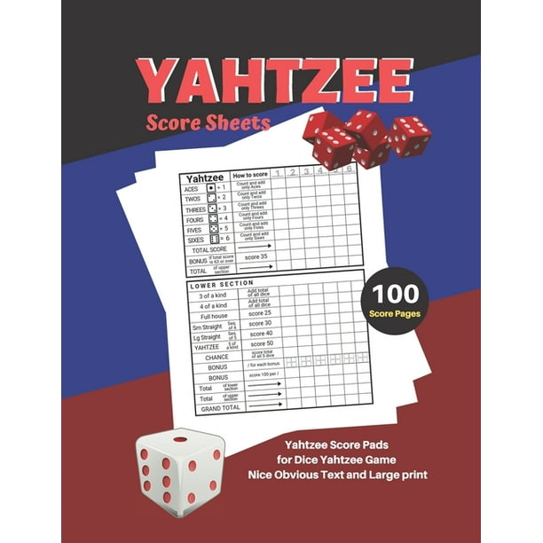 yahtzee score sheets v11 yahtzee score pads for dice