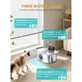 thumbnail image 6 of 108oz/3.2L Wireless Cat Water Fountain Stainless Steel, Pet Fountain, Battery Operated Cat Fountain, Automatic Pet Water Fountain for Cats and Dogs, 6 of 10