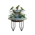 thumbnail image 1 of Hummingbird Garden Stake Decor, Acrylic Bird Fountain Yard Decoration for Patio Lawn and Outdoor Garden(Army Green,30cm), 1 of 6