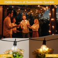 thumbnail image 2 of Guirnalda de luces para exteriores ZJOJO G40 Globe de 100 pies con 50 bombillas LED, 2 of 7