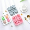 thumbnail image 3 of Cookie Cutter Cute Bunny Theme Silicone Drip Gel Homemade Diy Chocolate Candy Cake Molds, 3 of 8