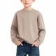 thumbnail image 1 of Blusas y camisas de manga larga con cuello redondo para niño, color liso, cuello redondo, talla mediana, manga larga, informal, cómoda, blusa de poliéster para niños de cedro, 1 of 7
