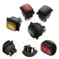 thumbnail image 4 of 4Pcs Rocker Toggle Switch On-Off-On 6 12V DC Car Boat Automobiles Waterproof LED Latching Switches (Blue, Red, Green, Yellow Lights), 4 of 7