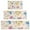 Pioneer Flower Floral-2, variant on Pioneer Flower Floral Print Pattern Kitchen Rugs Sets Of 3,Kitchen Runner Rugs Non Skid Washable,Decorative Kitchen Floor Mats for Kitchen,Sink,Laundry,17"x30"+ 17"x47" + 17"x59"