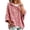 Pink-A#240903aa, variant on Hoodies Women Leopard Print 3/4 Sleeve Tops for Women with Drawstring Vintage Fall Winter Streetwear Womens Hoodies