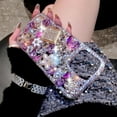 thumbnail image 4 of Compatible with iPhone 13 Pro Max Bling Glitter Case Luxury Cute Sparkle Rhinestone Diamond Girly Protective Phone Cover Case for Women Girl, 4 of 7