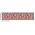 thumbnail image 3 of Ethnic Fabric by the Yard Upholstery, Traditional Ornaments and Floral Motifs on Squares in Geometric Design Mosaic Art, Decorative Fabric for DIY and Home Accents, Multicolor by Ambesonne, 3 of 5