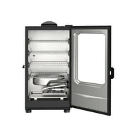 Masterbuilt 30-Inch Digital Electric Smoker with Window | Black Vertical Smoker | Model MB20071322