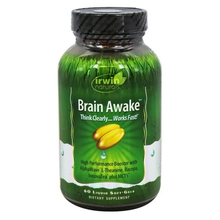 Irwin Naturals Brain Awake, 60 ct (Best Herbs For Brain)