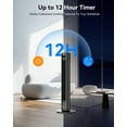 thumbnail image 4 of NFTIGB Tower Fans for Home, 36" Standing Floor Fan 75° Oscillating Fan, 3 Speeds 3 Modes,12H Timer,LED Display, New, 4 of 8